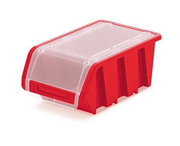 Контейнер для зберігання з кришкою Kistenberg TRUCK PLUS, 15.5*10*7см, пластик, червоний