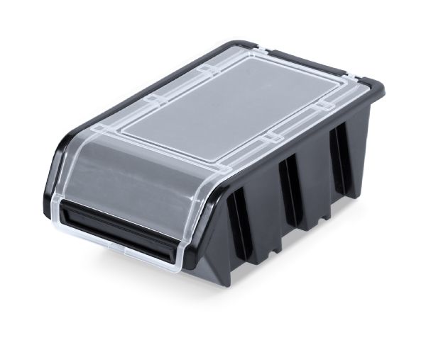 Контейнер для зберігання з кришкою Kistenberg TRUCK PLUS, 19.5*12*9см, пластик, чорний