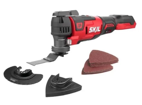 Багатофункціональний інструмент акумуляторний реноватор SKIL 3650 CB XP 20В 11000-17000об/хв кут коливань 1.8°C 1.1кг без АКБ та ЗП