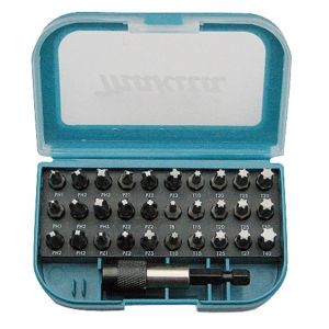 Біти Makita, набір 31шт, бітотримач, PH,PZ,T, 25мм, кейс