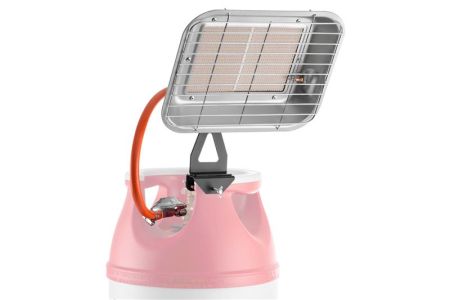 Обігрівач газовий BRADAS, 3-4.5кВт, 30мбар, комплект з редуктором Shell, український стандарт, шлангом 0.7м, хомутами, кріпленням на балон