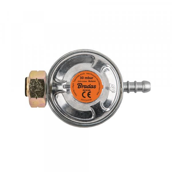Редуктор газовий BRADAS Shell, український стандарт, 30мбар, 1.5кг/г