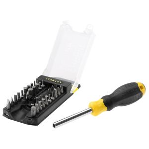 Викрутка Stanley Multibit набір 35шт, бітотримач 1/4&quot;, 34 біт, SL,PH,Torx,H, кейс