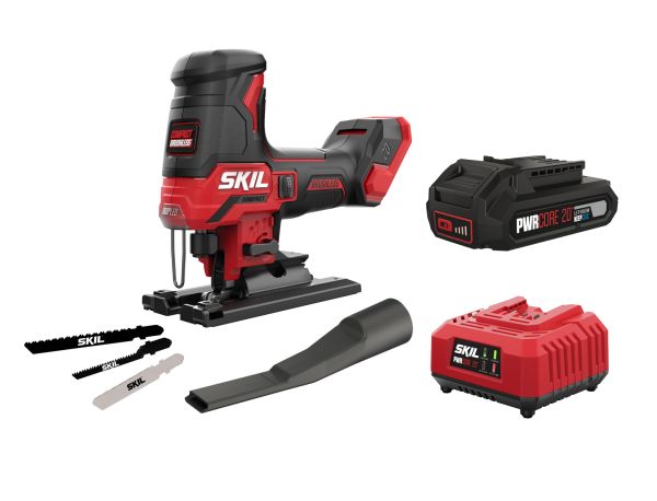 Лобзик акумуляторний SKIL 3440 CA Compact безщітковий 20В 1х2.5А&#183;год 3500об/хв хід 23мм 1.5кг