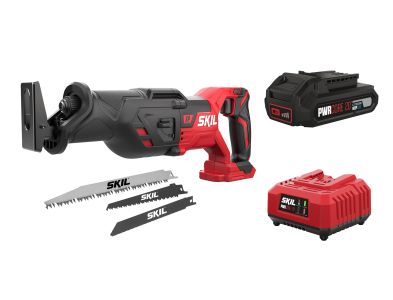 Пила шабельна акумуляторна SKIL 3480 CB XP безщіткова 20В 1х2.5А&#183;год пропил 265мм хід 29мм 2.9кг