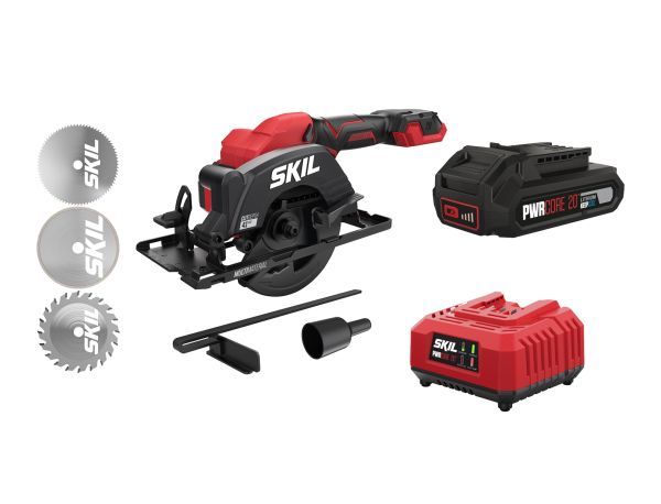 Пила дискова акумуляторна SKIL 3540 CA Compact 20В 1х2.5А*год 120мм 1.8кг
